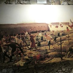 P1190889   L  irruzione francese nel Cimitero  fortino degli Austro-Veneti.